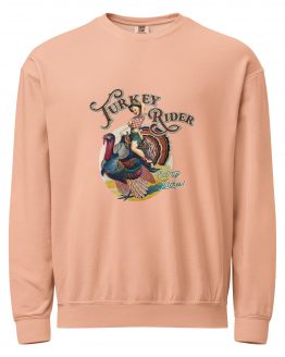 Turkey Rider fleece crewneck sweatshirt