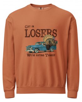 GET IN LOSERS fleece crewneck sweatshirt
